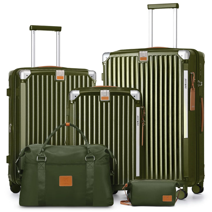 Joyway Koffer Reisekoffer von ABS Hartschalen Erweiterbar Trolley Kofferset mit TSA Schloss und 4 Ro