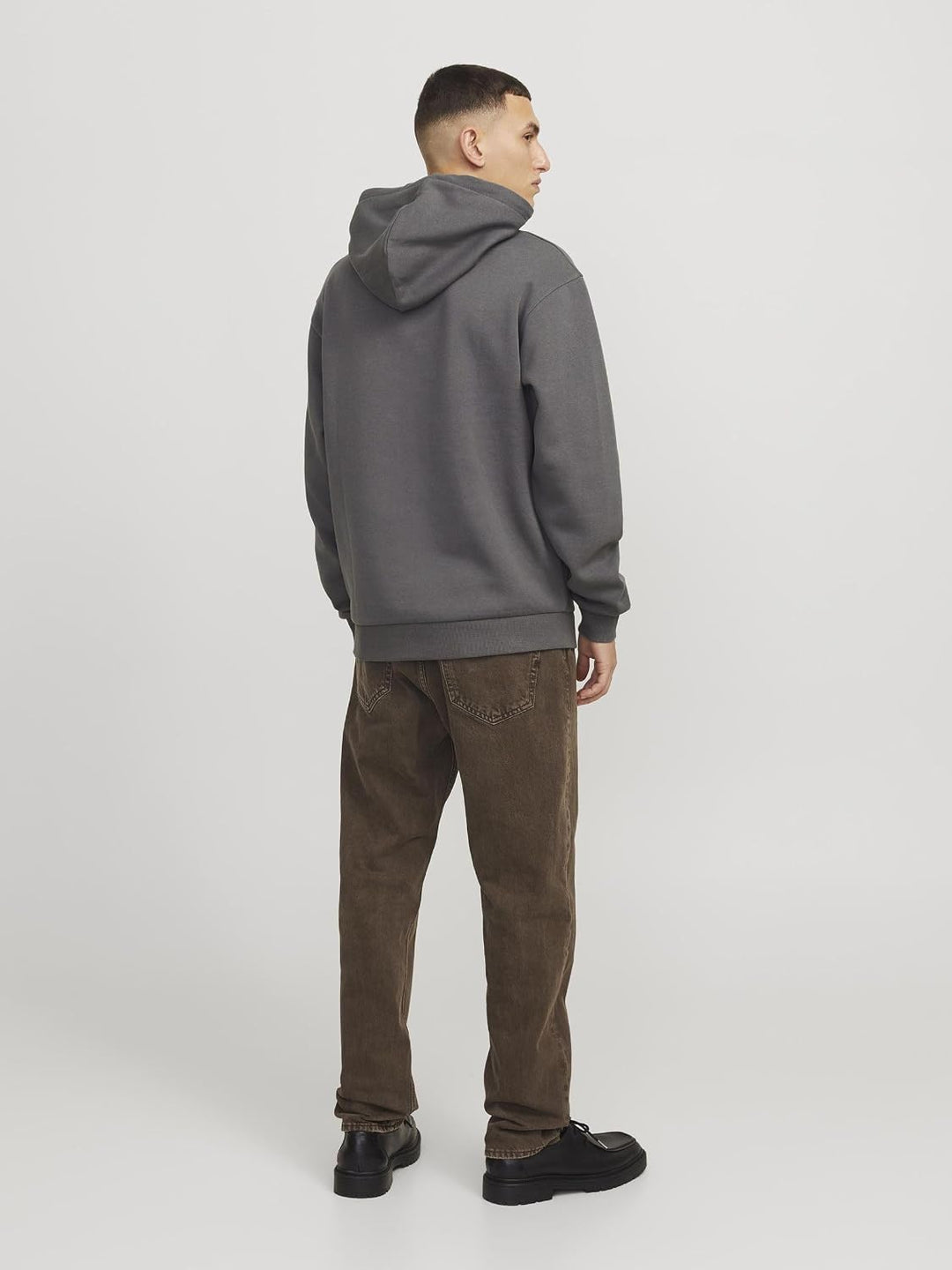 JACK &amp; JONES Male Kapuzenpullover Einfarbig Kapuzenpullover S Castlerock, S Castlerock