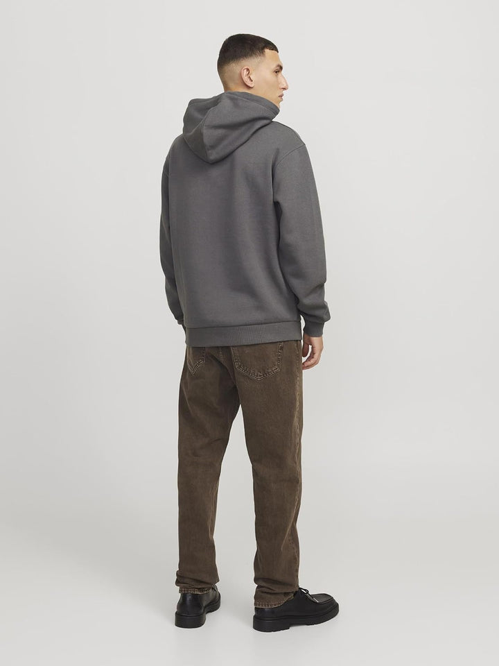 JACK &amp; JONES Male Kapuzenpullover Einfarbig Kapuzenpullover S Castlerock, S Castlerock