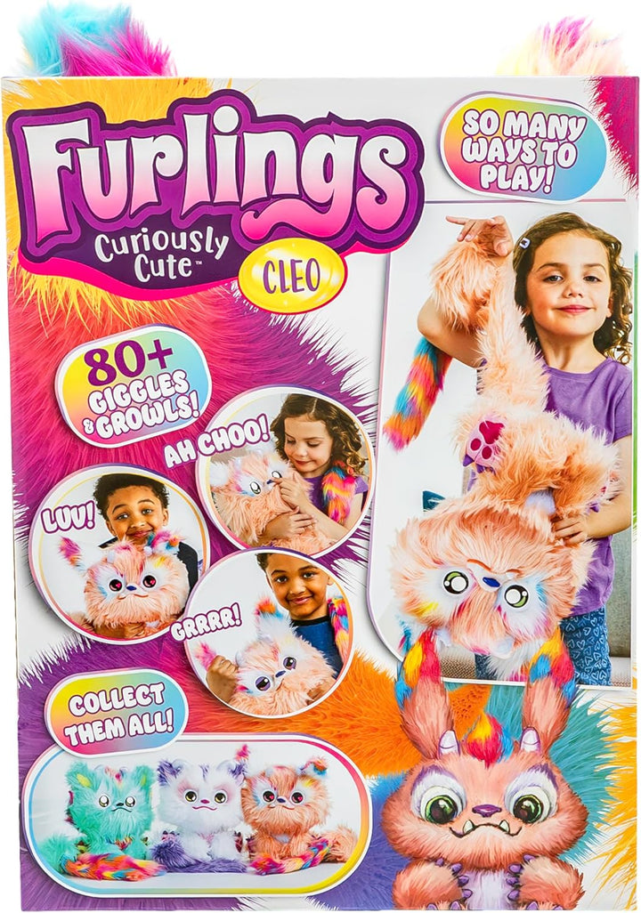 Cleo | Kuscheltier Plüsch-Schakalope| Interaktives Spielzeug für Kinder mit Mehr als 80 Realistische