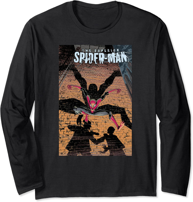 Marvel Superior Spider-Man Feat. Doctor Strange Comic Cover Langarmshirt