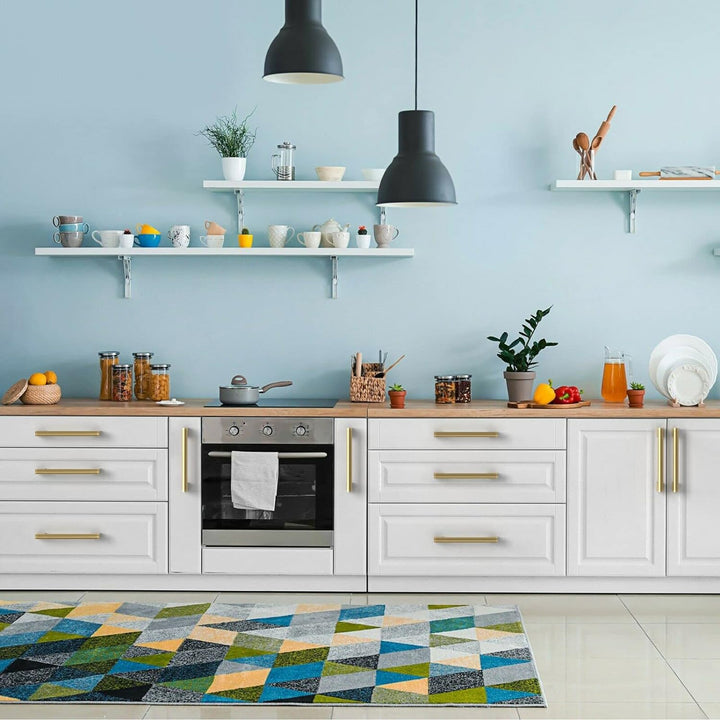 FURNIWARE 10 Stück Möbelgriffe, 192mm Bohrlochabstand Edelstahl Möbelgriffe Schrankgriffe Küche Kabi