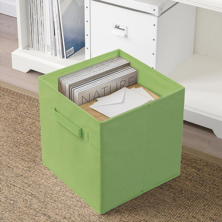PowerKing Aufbewahrungsbox Organizer, 6 Stück faltbar Aufbewahrungswürfel Aufbewahrung Box aus Stoff