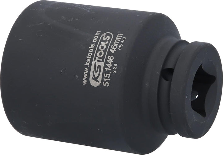 KS Tools 515.1446 3/4" Sechskant-Kraft-Stecknuss, lang, 46mm 46 mm, 46 mm