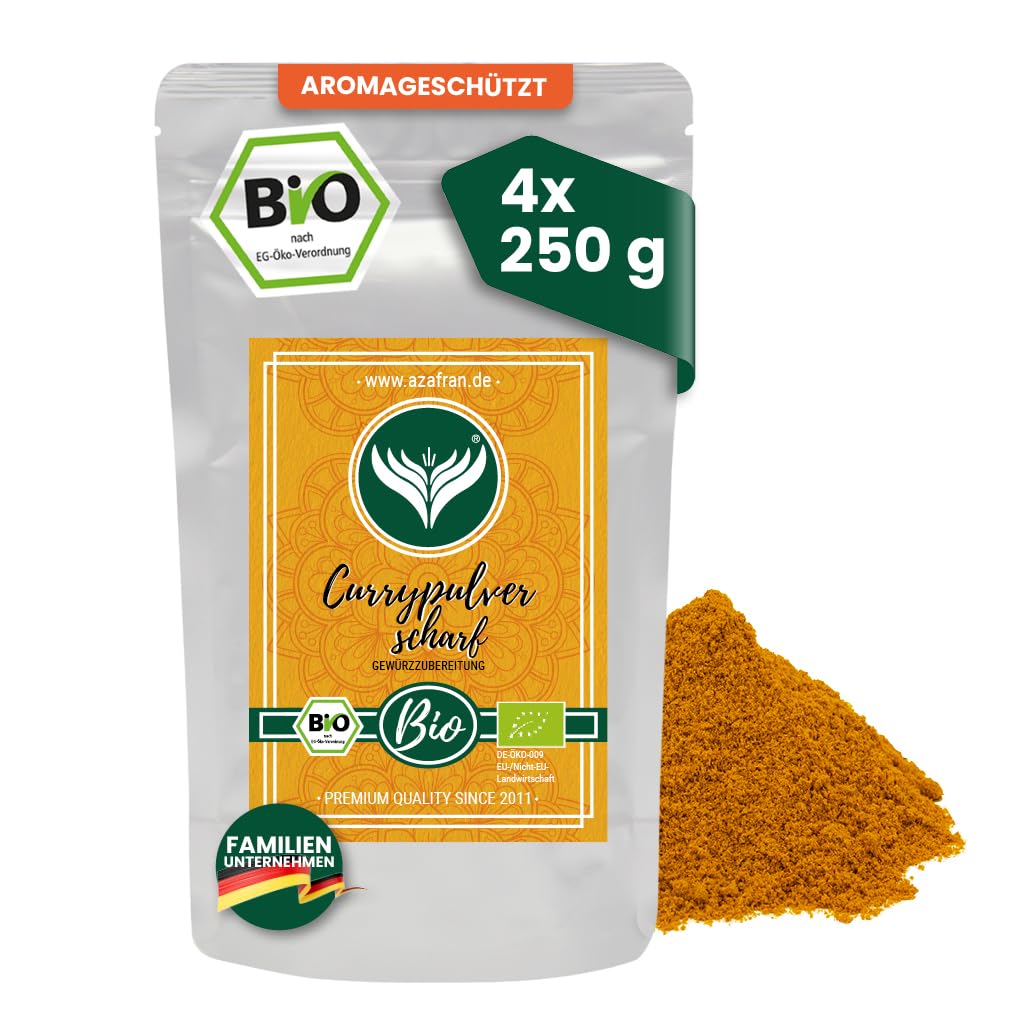 Azafran BIO Edel Curry Currypulver indisch (scharf) Madras Richtung 1kg