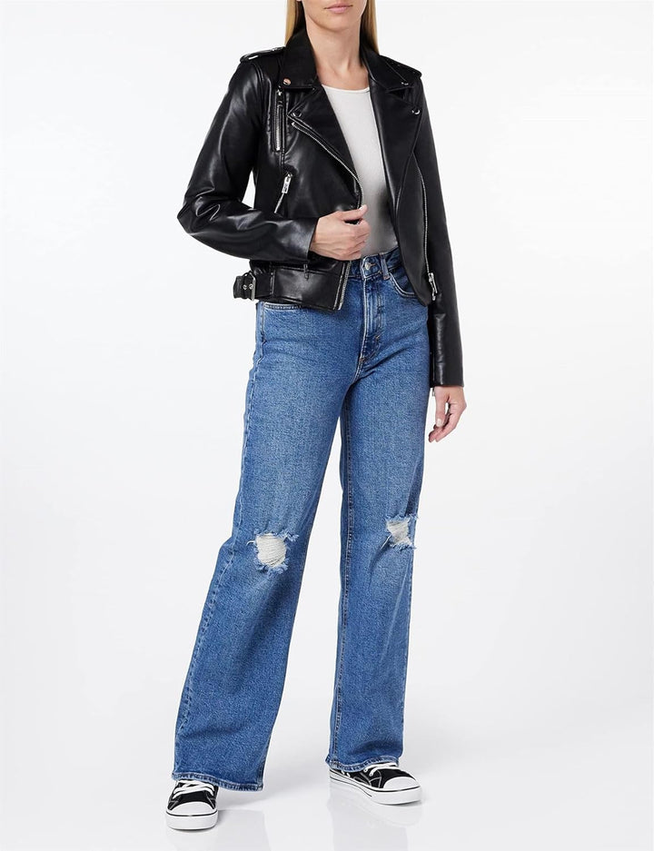 ONLY Damen Jeans 31W / 32L Dark Medium Blue Denim, 31W / 32L Dark Medium Blue Denim