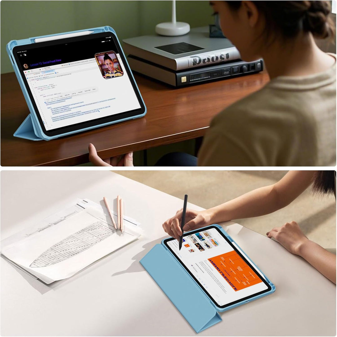 Hülle für iPad 10. Generation 2022 10,9 Zoll/iPad 11 (A16) 2025 Schutzhülle mit Stifthalter, Stossfe