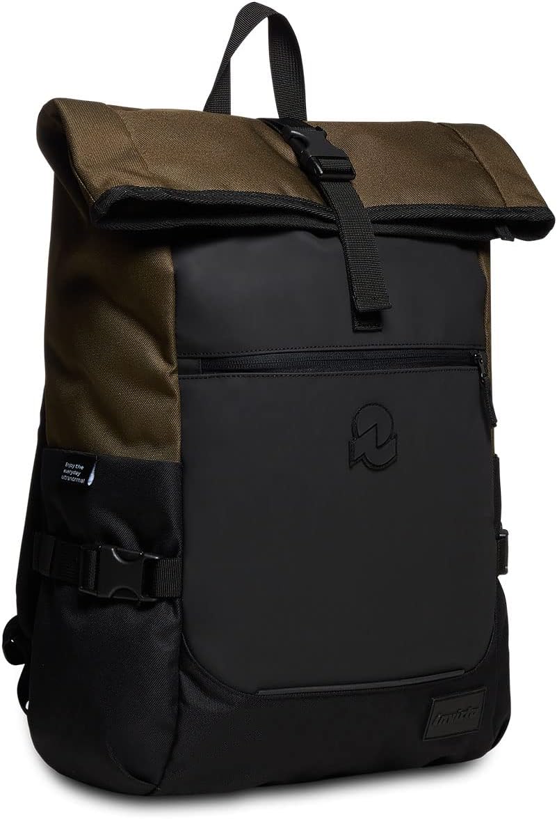 INVICTA ACT FOLD Rucksack aus nachhaltigem Stoff, Praktisch &amp; Unisex Leicht, kompakt, mit Laptopfach
