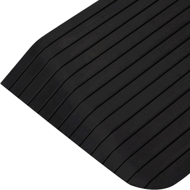 vidaXL 2X Schwellenrampe Türschwellenrampe Motorrad Auto Rollstuhl Rampe Bordsteinrampe Gummirampe A