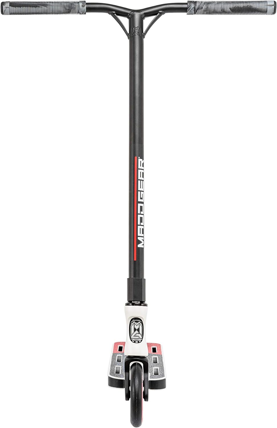 Madd Gear Unisex – Erwachsene Origin Team Stuntscooter Einheitsgrösse Weiss-Rot, Einheitsgrösse Weis
