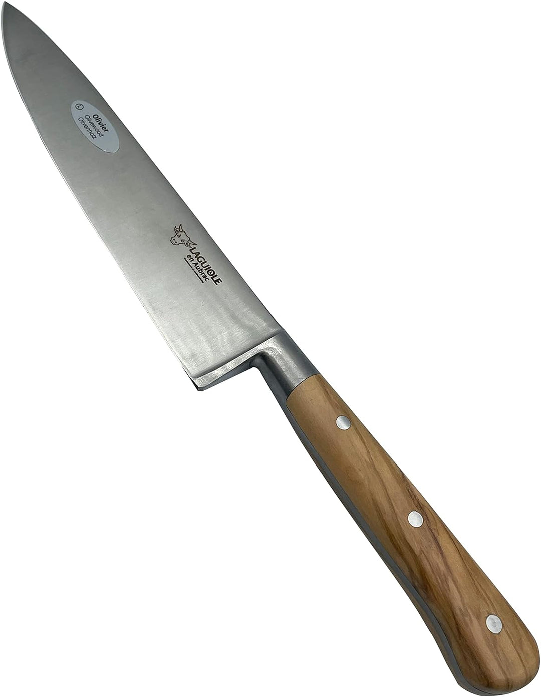 Laguiole en Aubrac - Messerblock aus Eiche - magnetisch - Kochmesser Set 5-teilig - Griff gemischte