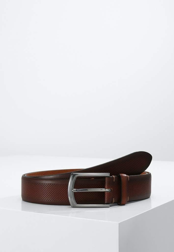LLOYD-Herren-Voll-Ledergürtel 35 mm perforiert Kanten-Finish 110 44 Brandy, 110 44 Brandy