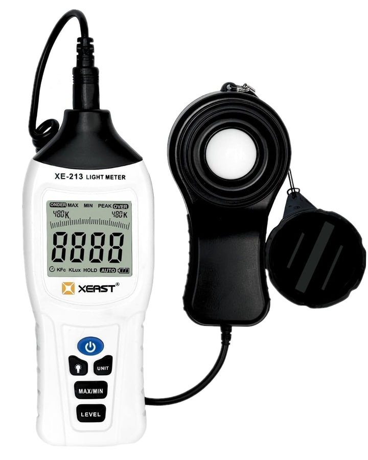 New Digital Luxmeter Tragbare Belichtungsmesser Fotografie 400K Lux Tester LCD Flash Photo, Fotometr