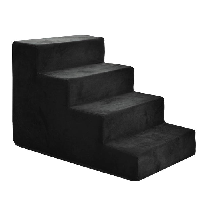 Hundetreppe 40 cm hoch | Katzentreppe Haustiertreppe | 4 Stufen | Hunde Katzen Haustier | für Bett u