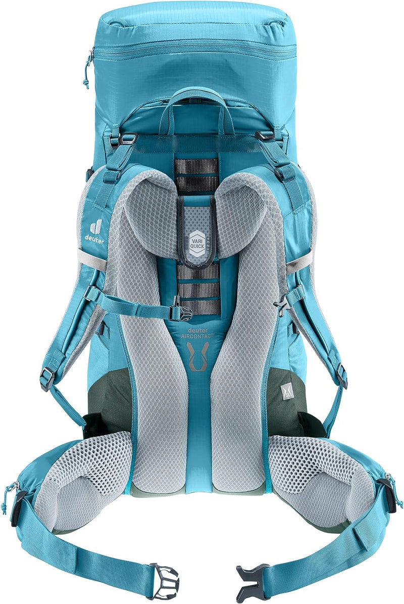 deuter Damen Aircontact Lite 35 + 10 Sl Trekkingrucksack (1er Pack) 35+10 L Lagoon-ivy, 35+10 L Lago