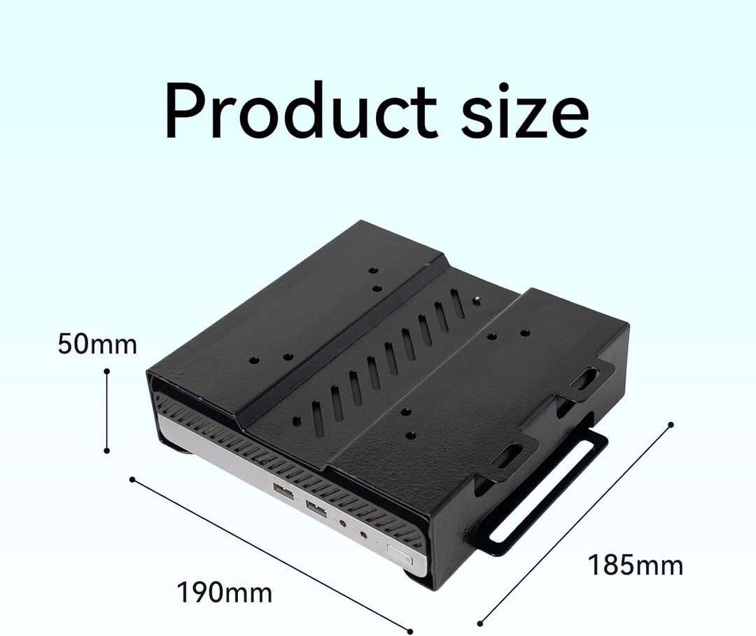 Shinar Metall Halterung Kompatibel mit HP Desktop Mini, HP ProDesk Mini, HP EliteDesk Mini,Untertisc