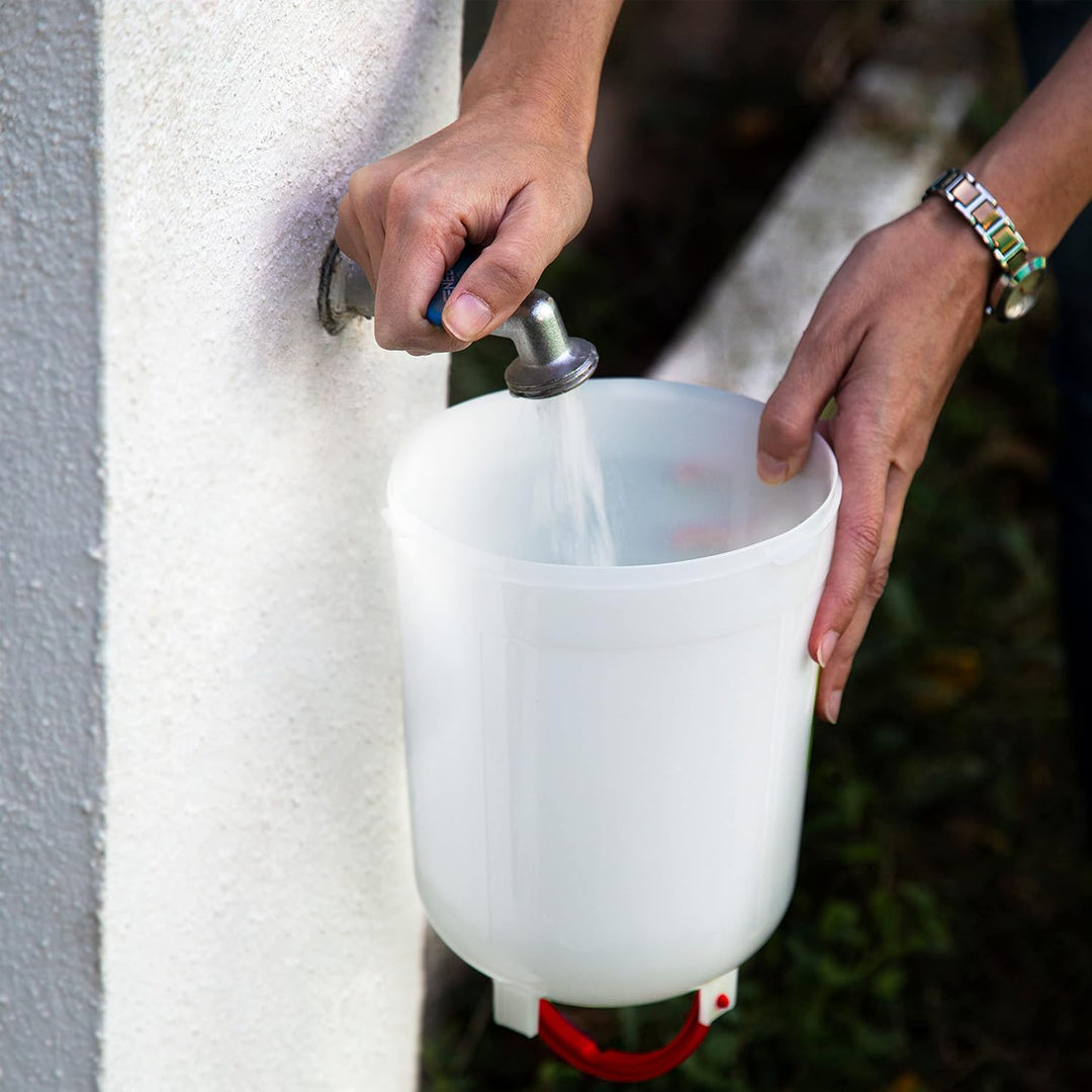 FINCA CASAREJO Futtertrog und tränke hühner - Futterautomat 4 kg und Tränke 5 l für Hühner und ander