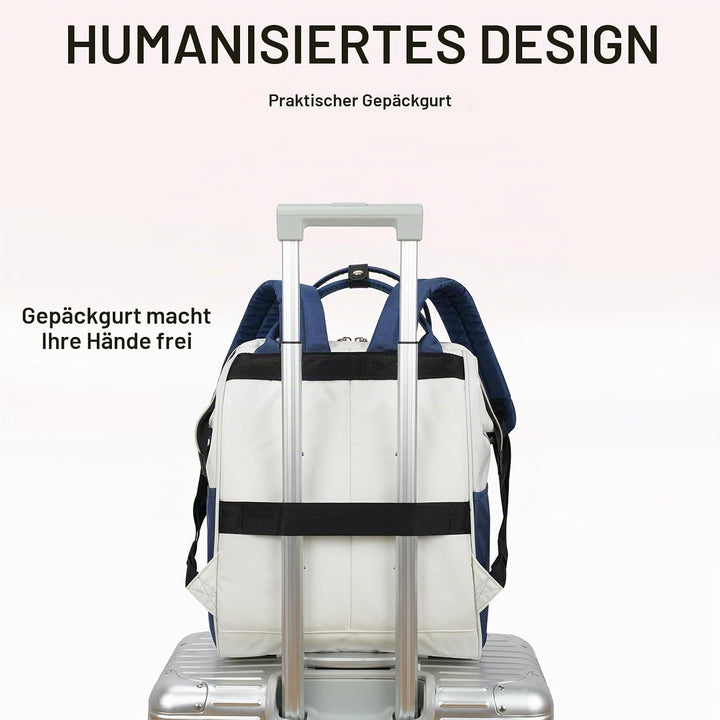 KROSER Laptop-Rucksack Damen 17 Zoll Business Reiserucksack Wasserdicht mit Hartgeschältem Sicherhei