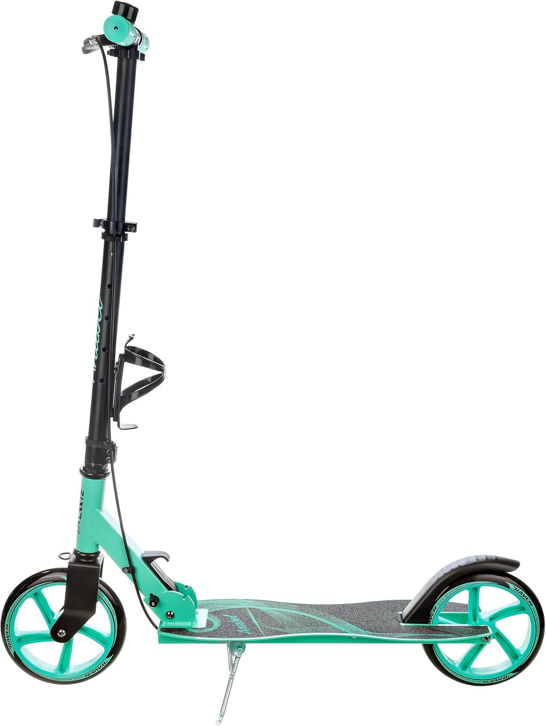 Raven Scooter, Roller, Tretroller, Kinderroller, 200mm mit Handbremse Anabel Black/Mint, Anabel Blac