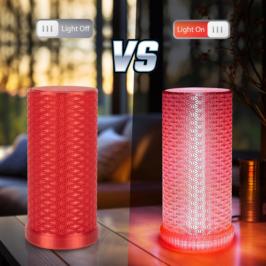 IEMAI PETG Filament 1.75mm, Transparent PETG Rot/Blau/Violett/Fluoreszierendes Grün, 4 x 250g Spule,