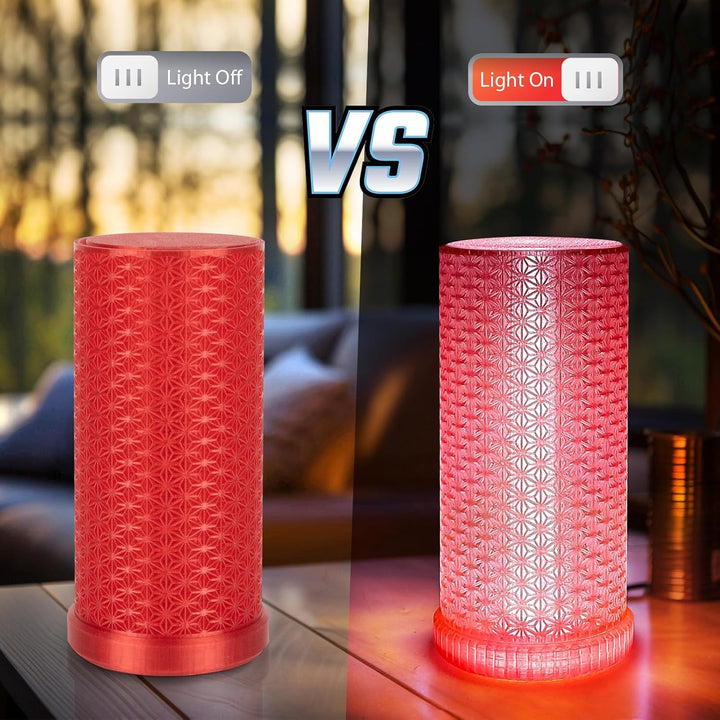 IEMAI PETG Filament 1.75mm, Transparent PETG Rot/Blau/Violett/Fluoreszierendes Grün, 4 x 250g Spule,