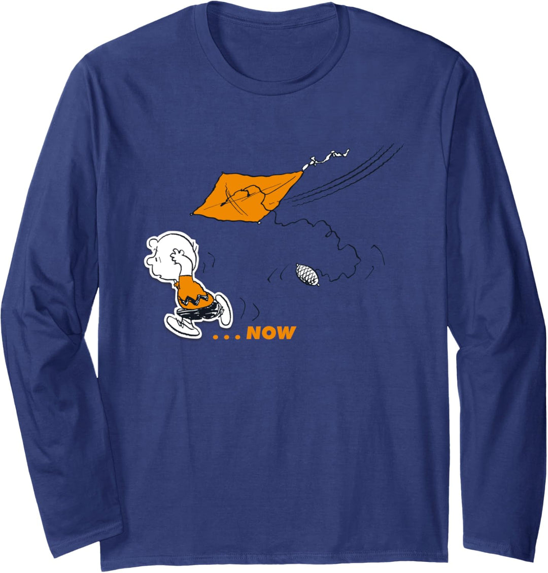 Peanuts Charlie Brown Damals und heute Langarmshirt