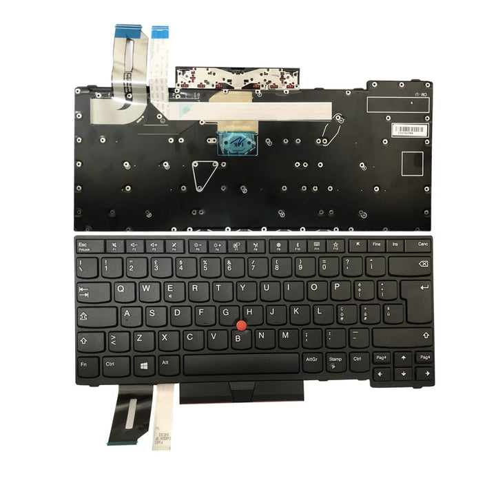 Gintai Italiano Tastiera für Lenovo Thinkpad L380 L390 E480 L480 T480S E485 E490 L490 T490 E495 T495