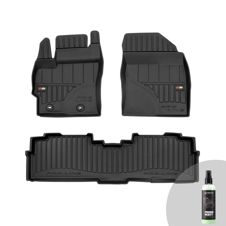 FROGUM ProLine 3D Gummimatten Exklusiven Auto Fussmatten Autofussmatten für Toyota Verso 2009-2018 |