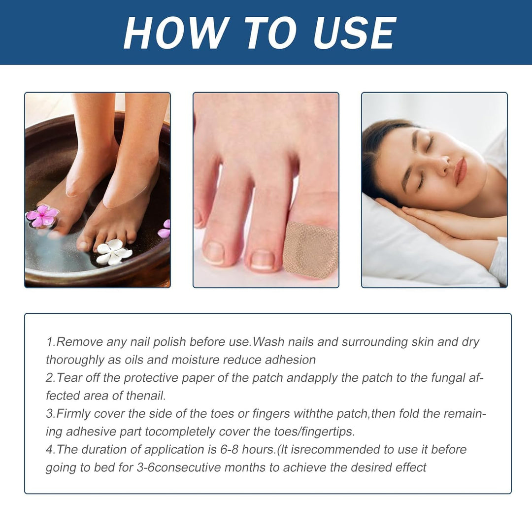 42 Stück Nail Patches For Toenails & Fingernails,Mehrzweck Zehennagel Pads