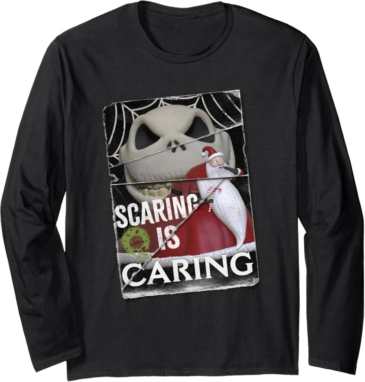 The Nightmare Before Christmas Scaring is Caring Langarmshirt