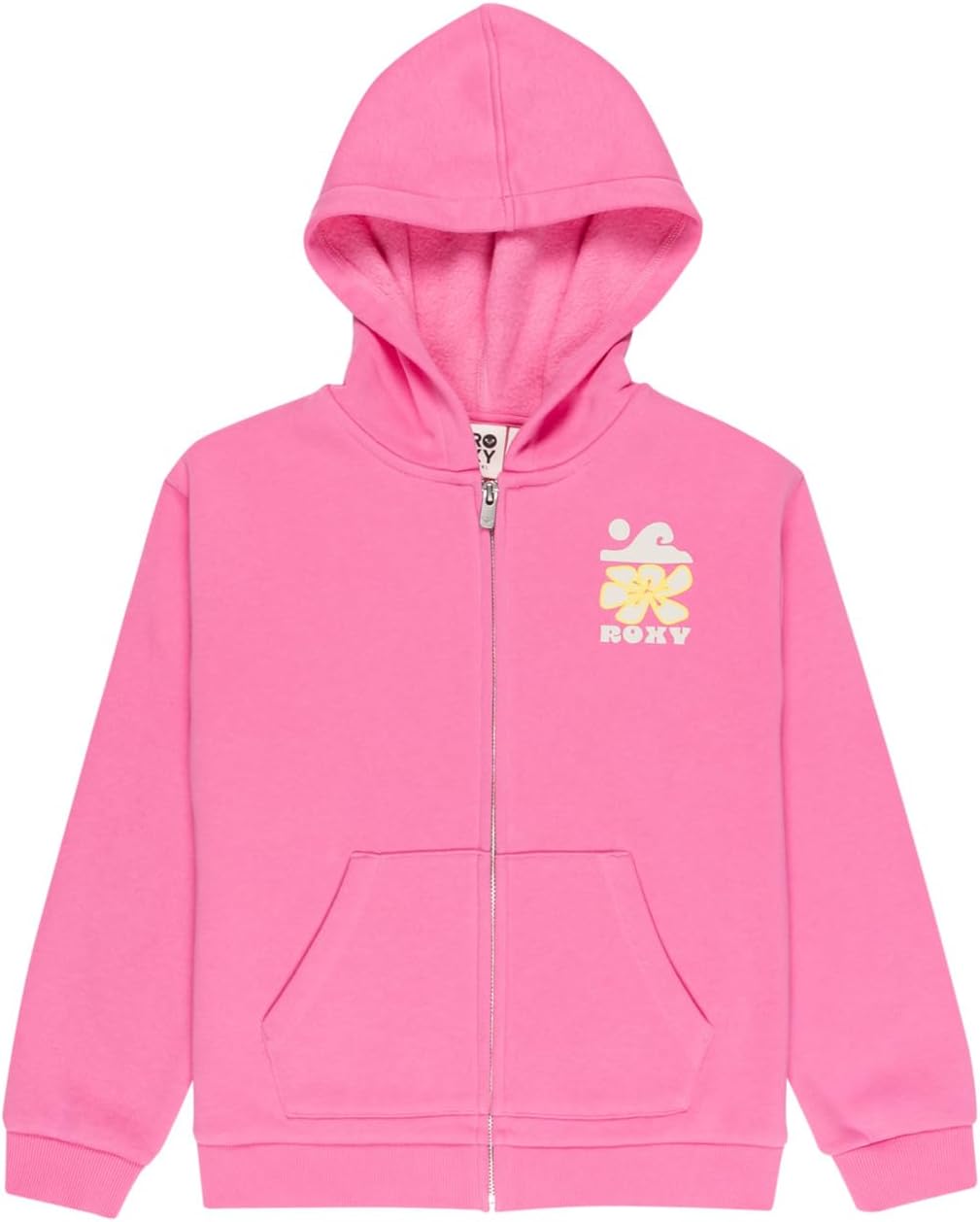 Roxy Mädchen Surf Feeling Zipped Brushed Sweatshirt (1er Pack) 4 Jahre Pink Cosmos, 4 Jahre Pink Cos