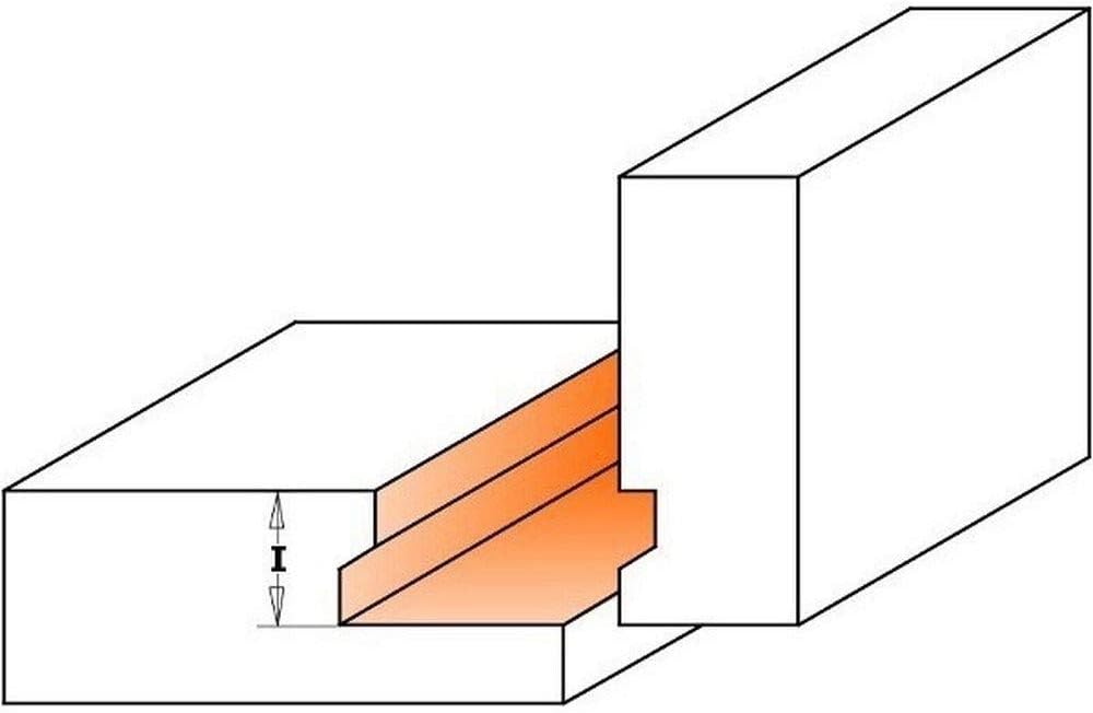 CMT ORANGE TOOLS 955.502.11 - SCHUBLADEN-FRÄSER HM D=50.8X12.7 S=12
