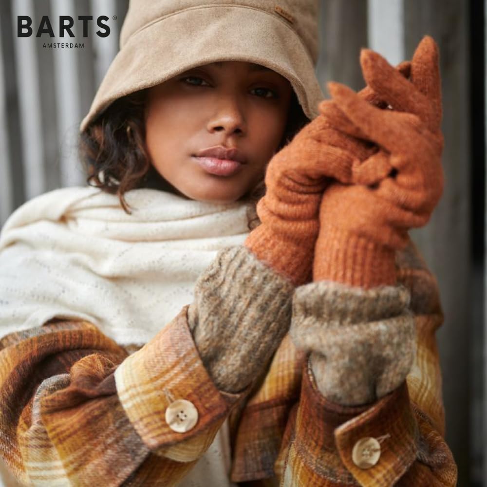 Barts Strickhandschuhe Witzia Gloves gestrickte Finger-Handschuhe Einheitsgrösse Grau (Heather Grey