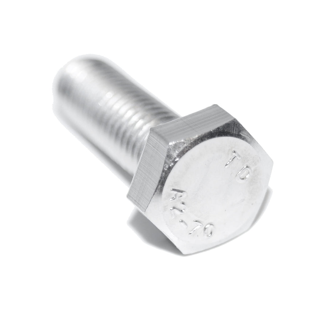 Sechskantschrauben M6X170 6 Stück DIN 933 A2 Edelstahl rostfrei, Maschinenschraube mit Vollgewinde,