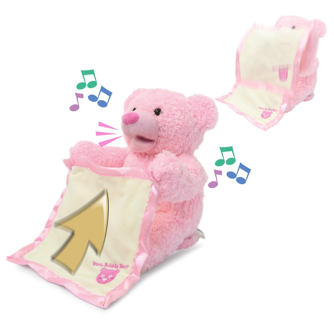 JAMARA 460481 Mrs. Babble Bear, Plüschtier, Teddy, Kuscheltier, niedliches Aussehen, Rollenspiel, Ve