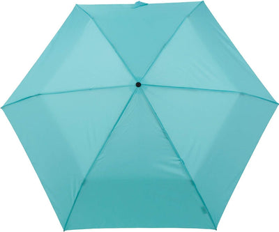 Doppler magic zero mini Damen Taschenschirm mit Auf-Zu-Automatik - aqua blue Uni Aqua Blue, Uni Aqua