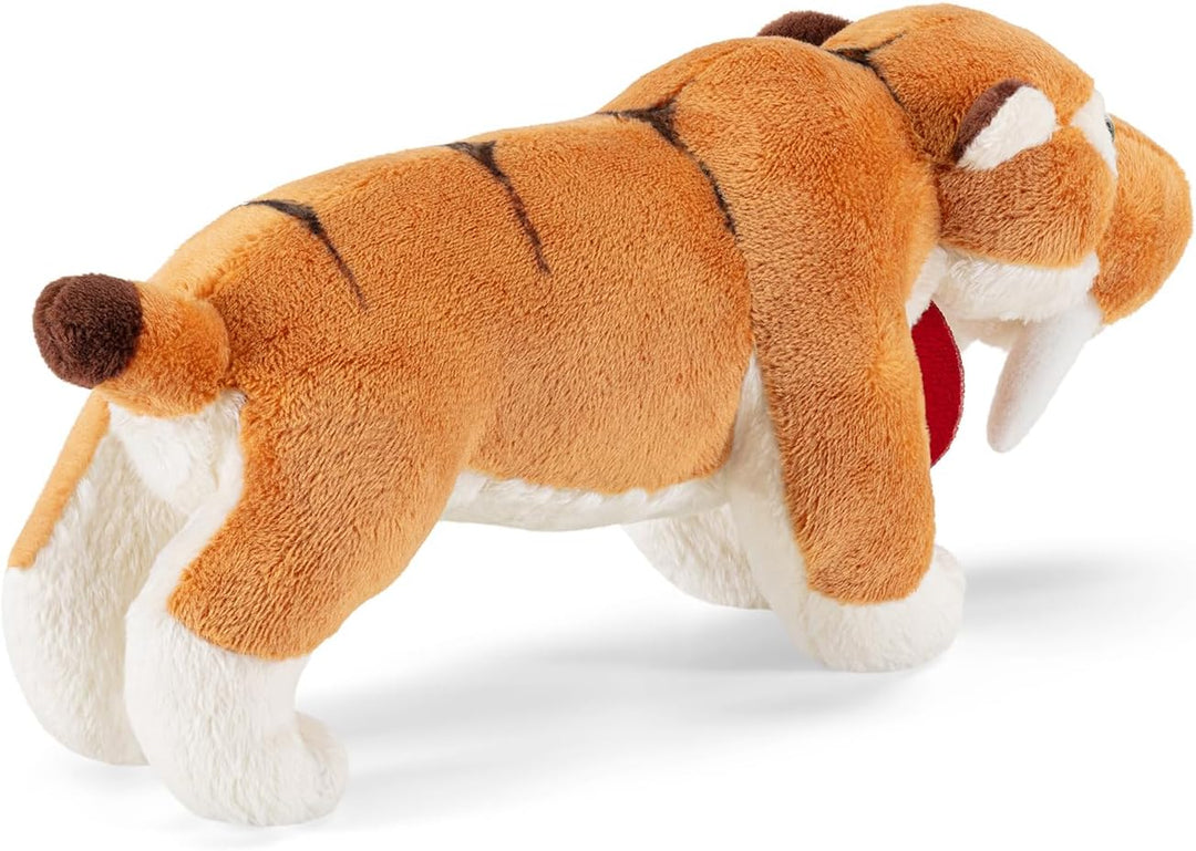 Trudi Säbelzahntiger Plüsch-Dinosaurier, Geschenk zum Geburtstag und Weihnachten | 19X10X7cm Grosse