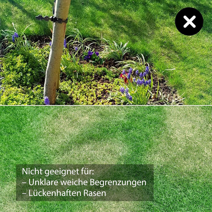 OcuMow® Mähroboter kabellos 80 ㎡ Rasenmäher Roboter mit 2Ah Akku Kompaktmodell Einsteiger-Modell ohn
