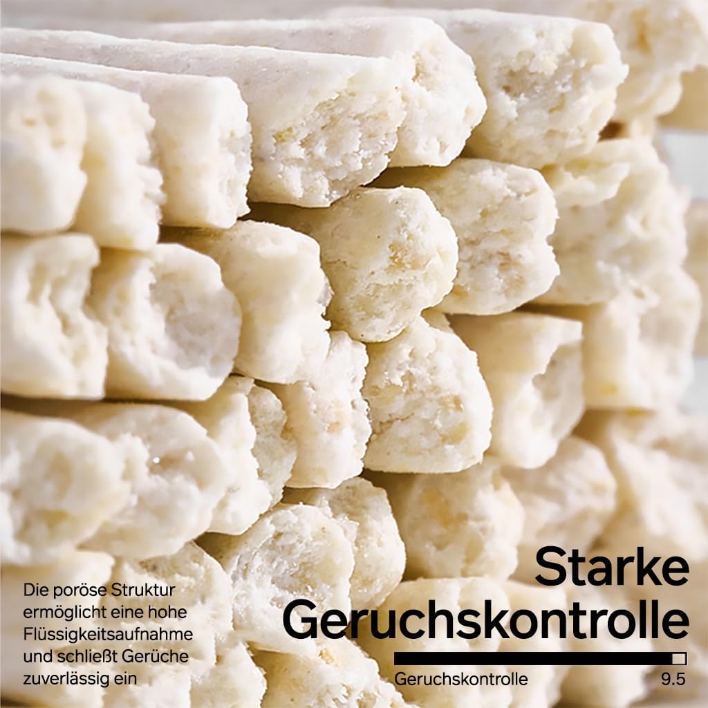 pidan Tofu Katzenstreu 9,6kg (4 Beutel), Klumpend, Spülbar, Ultra Saugfähig Und Schnell Trocknend, 1