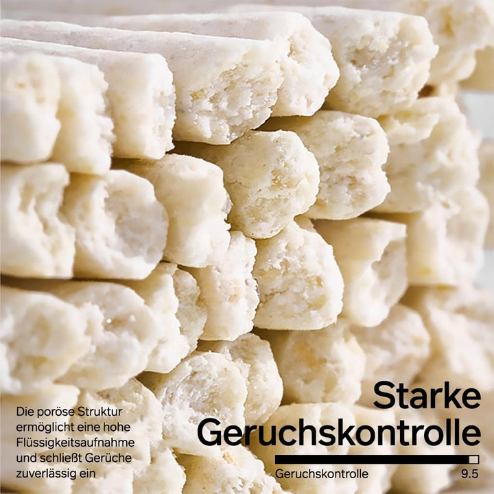 pidan Tofu Katzenstreu 9,6kg (4 Beutel), Klumpend, Spülbar, Ultra Saugfähig Und Schnell Trocknend, 1
