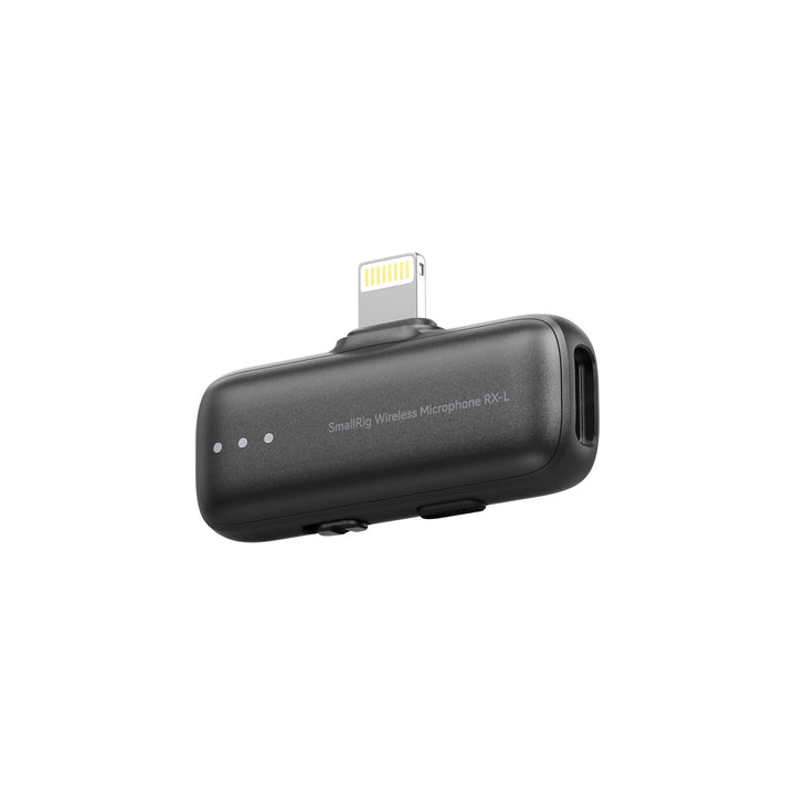 SMALLRIG S70 Mikrofon Lightning Funkempfänger S70RX-L für iPhone/für iPad, Professionell Abgestimmt