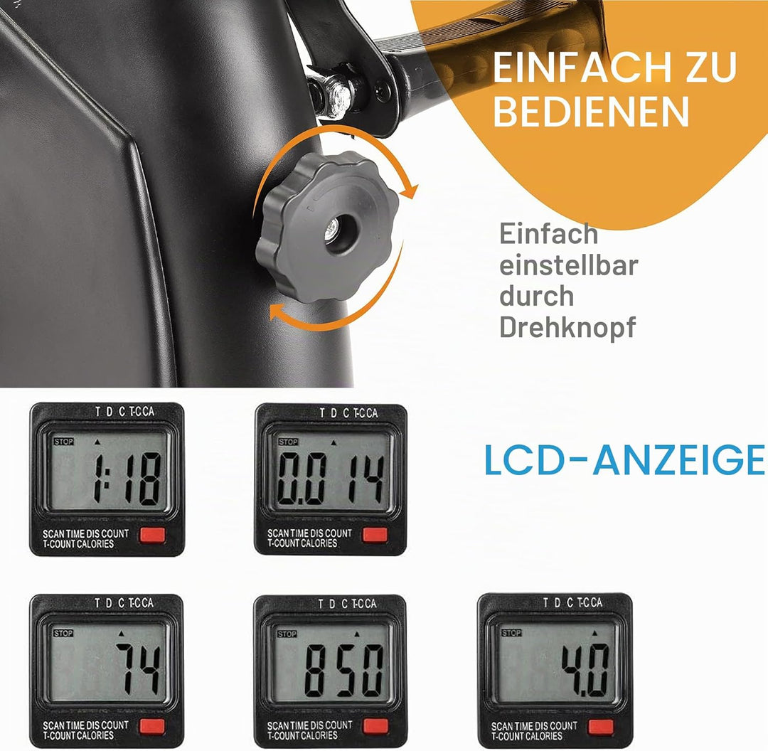 Mini Heimtrainer - Seniorenpedale mit Tretlager für ältere Menschen