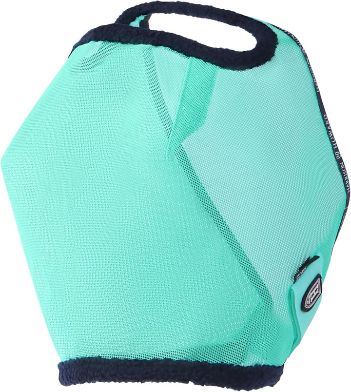 Harrison Howard All Round Mesh Horse Fliegenmaske UV Schutz mit Fleece Gepolsterter Einfassung Mint