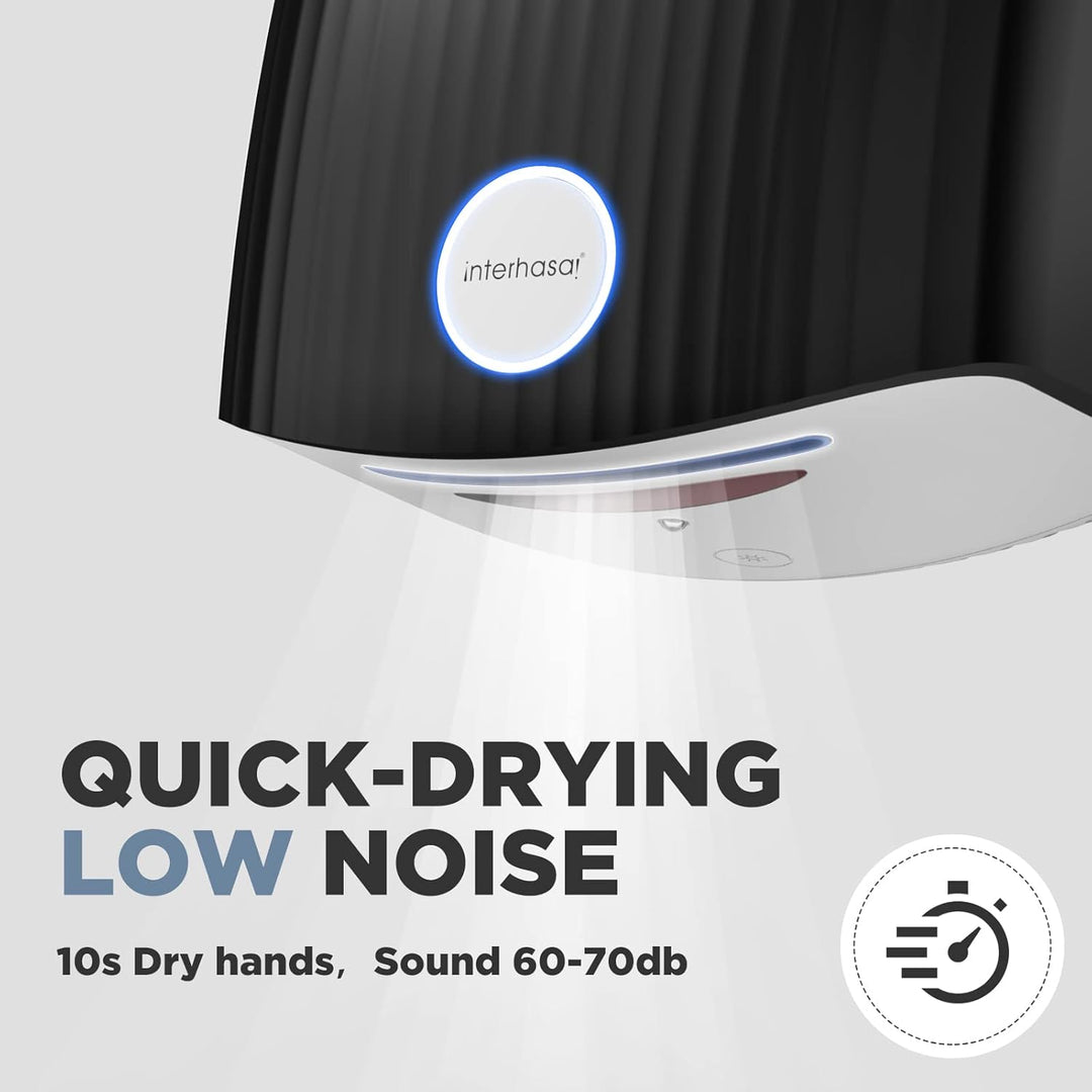 interhasa! Automatischer Handtrockner Infrarotsensor Handtrockner für Badezimmer zu Hause, Extra Lei
