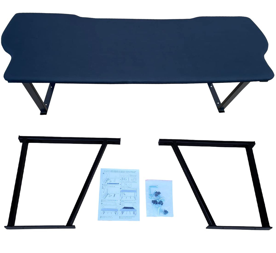 BREMER SITZBEZÜGE Multiflexboard Bettverlängerung kompatibel mit VW T5 & T6 Multivan UniSchwarz, Sch