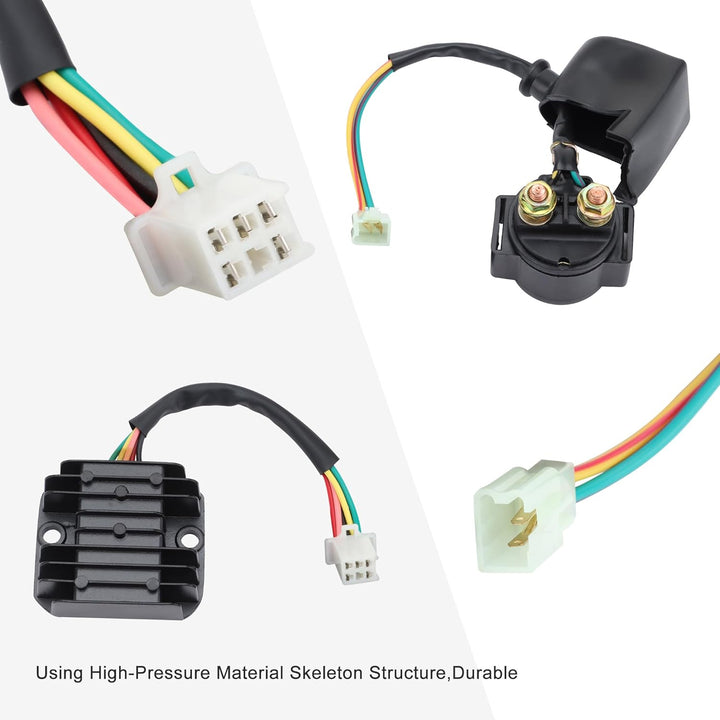 GOOFIT Zündspule CDI Regler Rectifier Relay Kit Ersatz für 150cc 200cc 250cc Chinesisch ATV