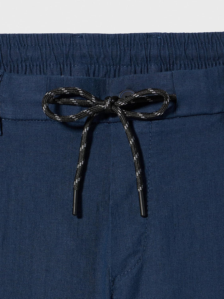 EUREX by Brax Herren Theo Linen Flex Hose 40W / 32L Blau, 40W / 32L Blau
