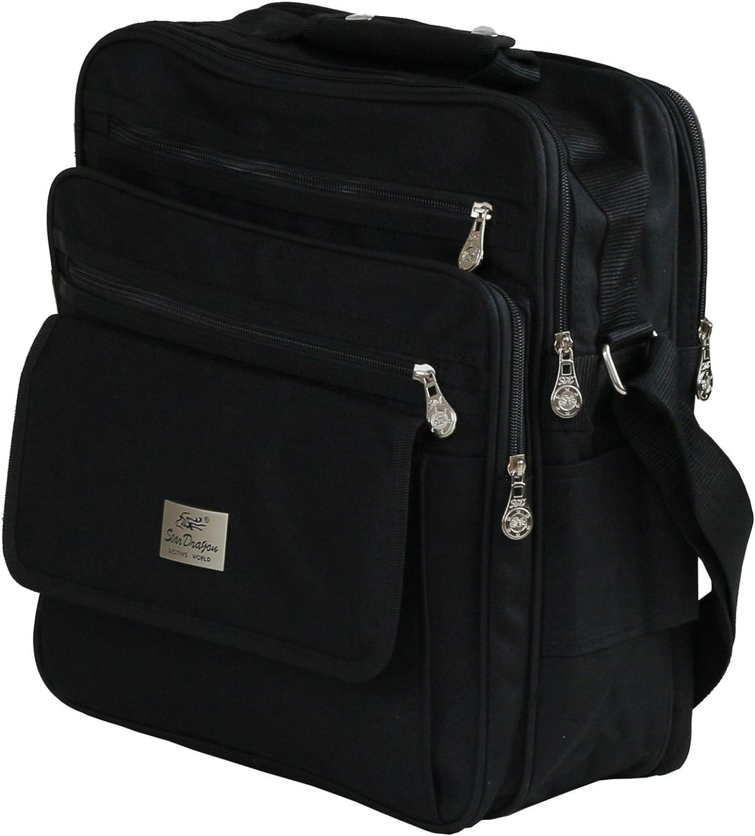 Herren Umhängetasche Schultertasche Reise-Tasche Männer Flugumhänger (L), L