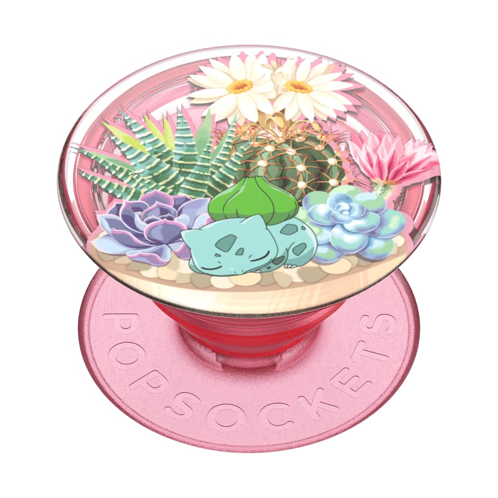 PopSockets Telefongriff mit expandierendem Ständer, Süsser PopSocket - Bulbasaur Terrarium Bulba