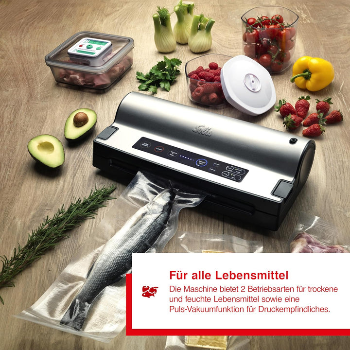 Solis Vakuumiergerät Vac Prestige 575 - Einschweissgerät für Lebensmittel - Vakuumierer/Folienschwei
